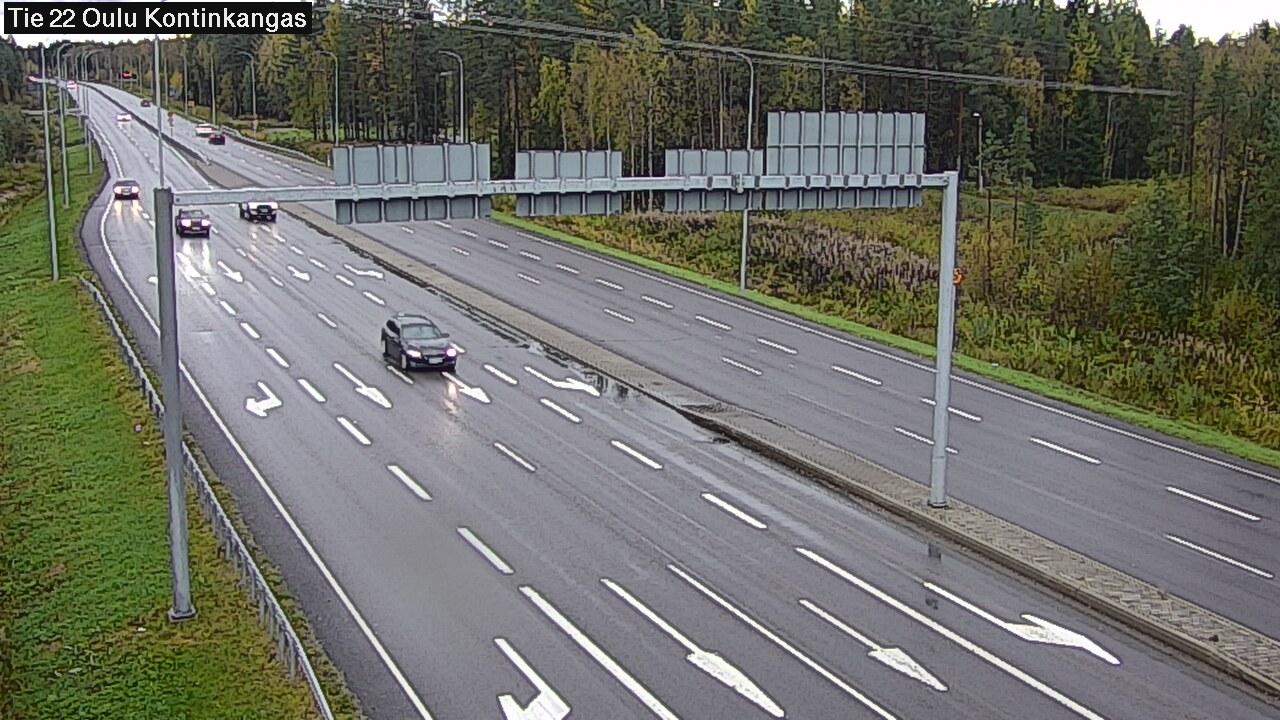 Weather Camera Image Road 22 Oulu Kaukovainio, Oulu, Pohjois-Pohjanmaa