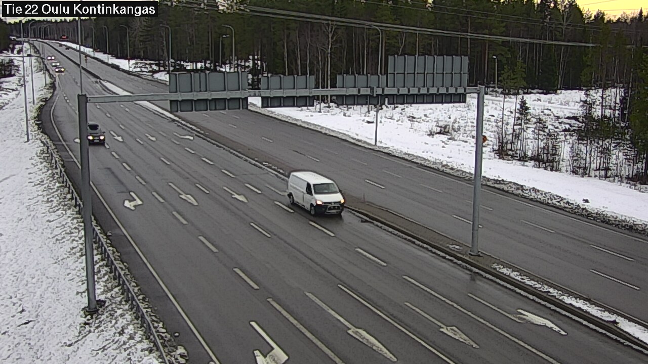 Kelikamerat Kuva Tie 22 Oulu Kaukovainio, Oulu, Pohjois-Pohjanmaa