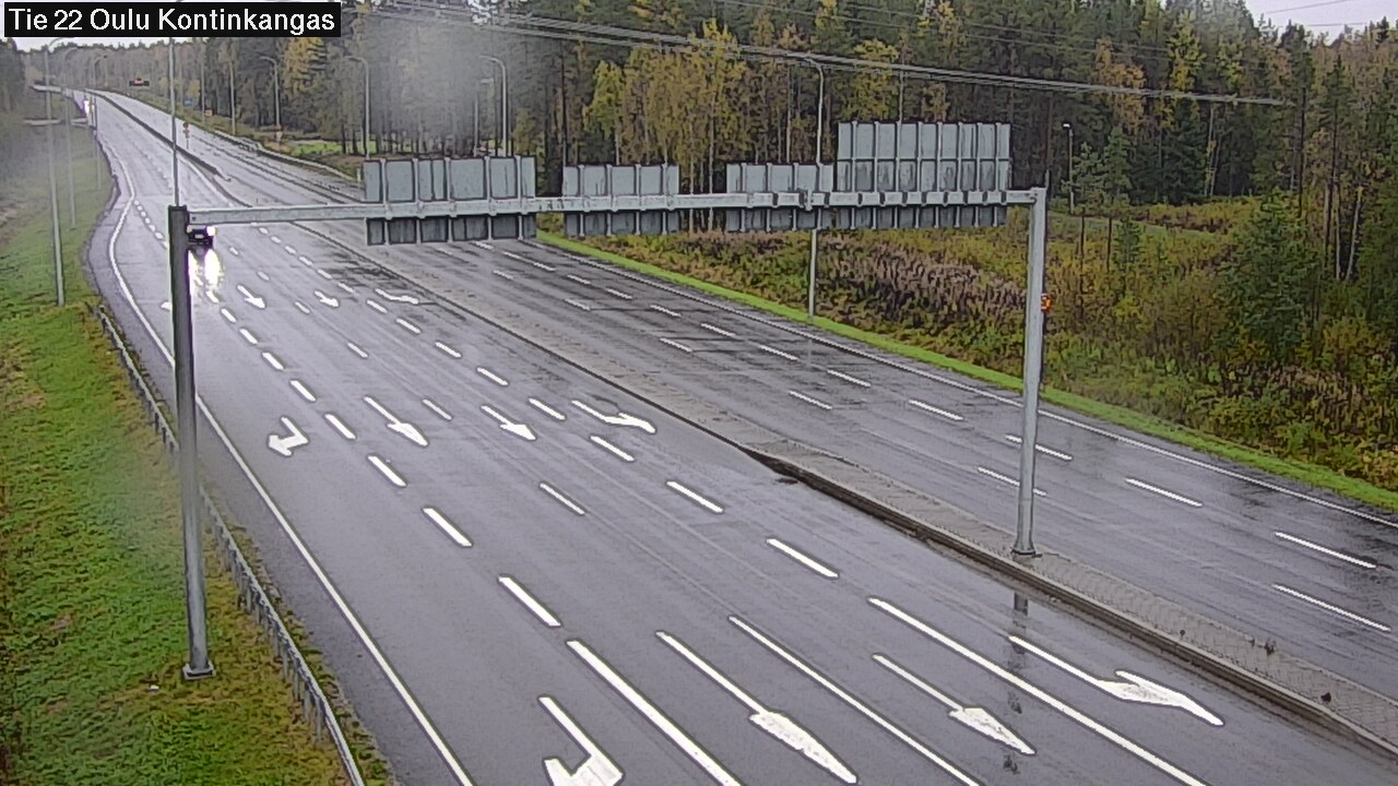 Weather Camera Image Road 22 Oulu Kaukovainio, Oulu, Pohjois-Pohjanmaa