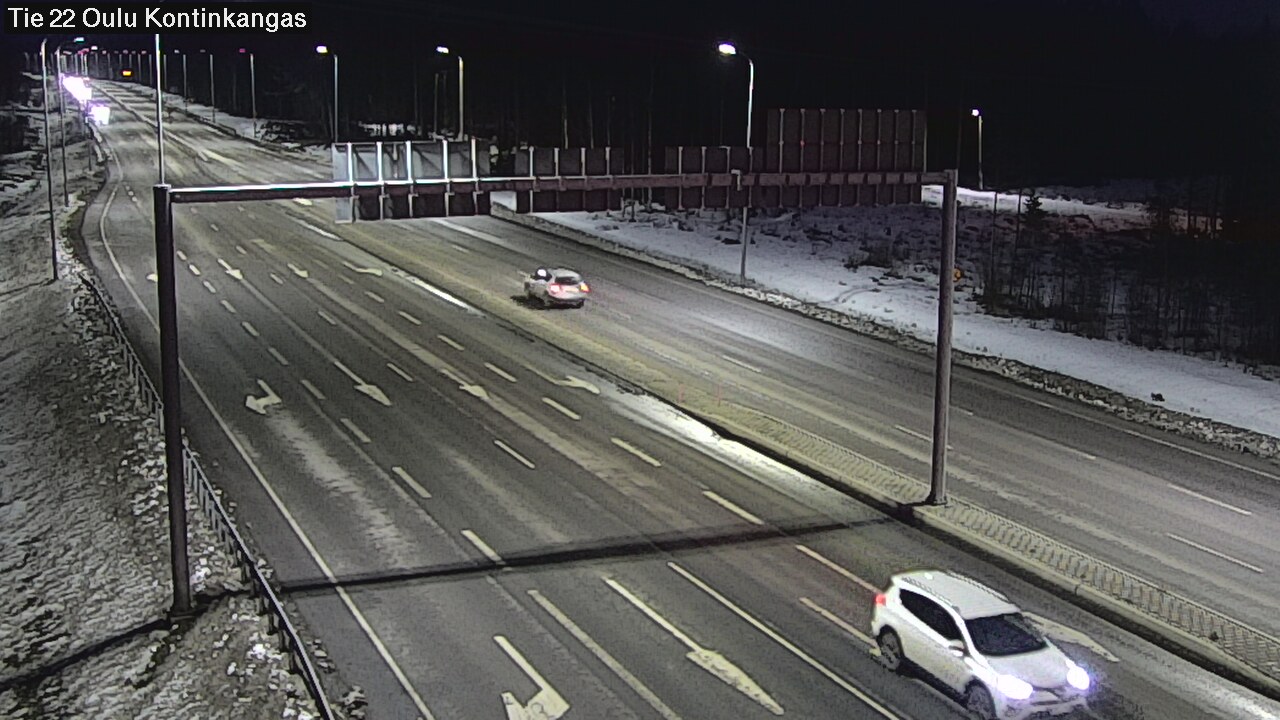Weather Camera Image Väg 22 Oulu Kaukovainio, Oulu, Pohjois-Pohjanmaa