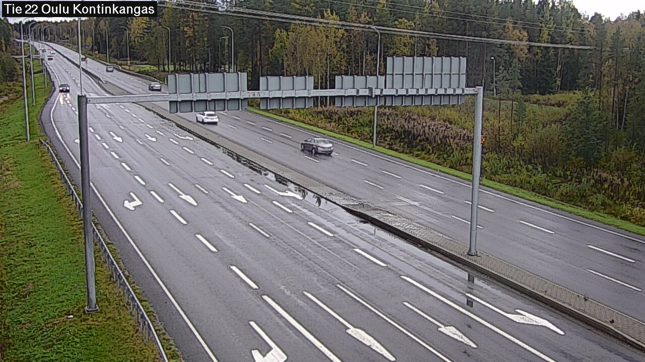 Weather Camera Image Road 22 Oulu Kaukovainio, Oulu, Pohjois-Pohjanmaa