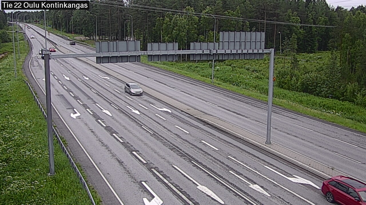 Weather Camera Image Road 22 Oulu Kaukovainio, Oulu, Pohjois-Pohjanmaa