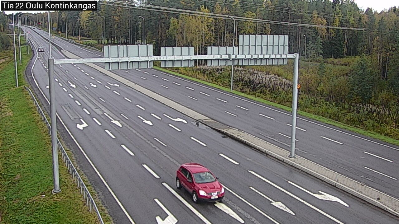 Weather Camera Image Road 22 Oulu Kaukovainio, Oulu, Pohjois-Pohjanmaa