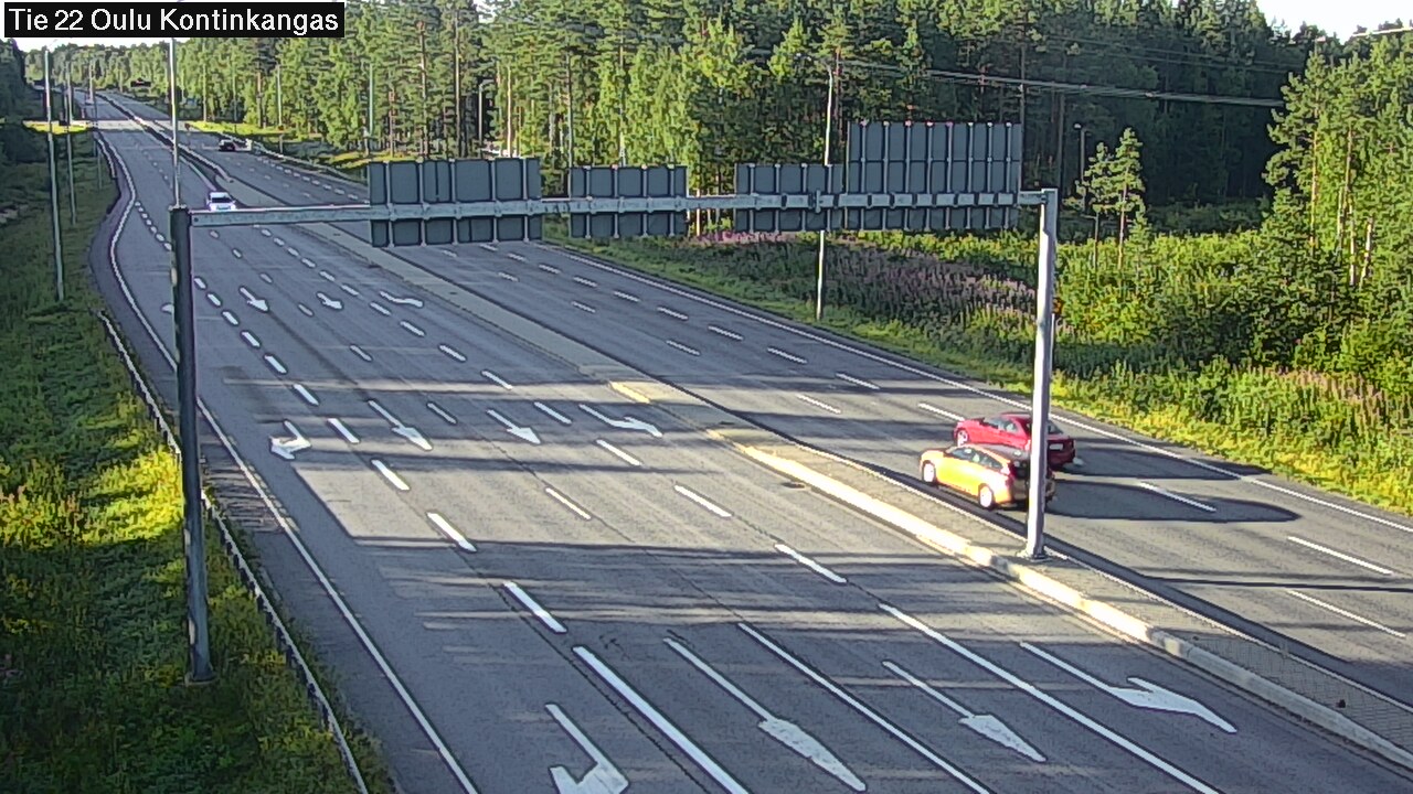 Weather Camera Image Road 22 Oulu Kaukovainio, Oulu, Pohjois-Pohjanmaa