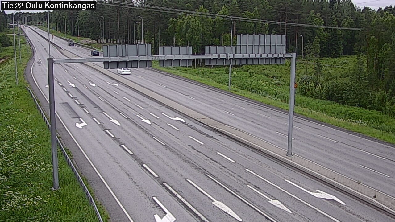 Weather Camera Image Road 22 Oulu Kaukovainio, Oulu, Pohjois-Pohjanmaa