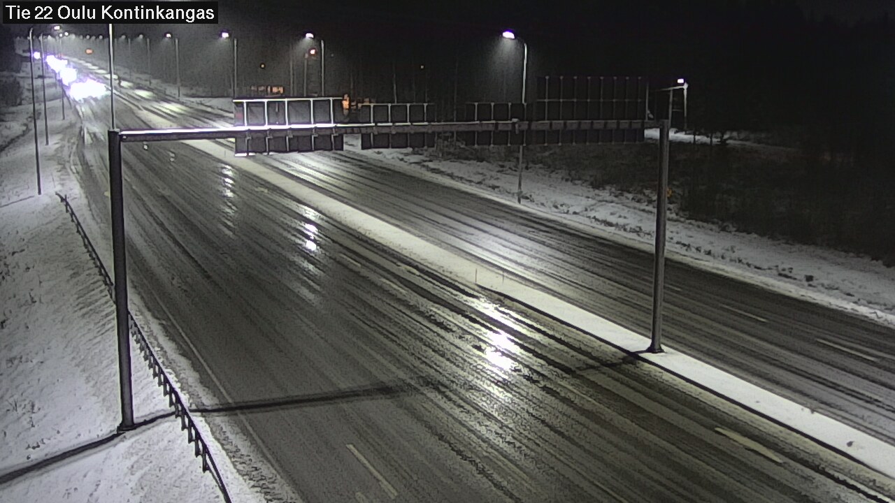 Weather Camera Image Väg 22 Oulu Kaukovainio, Oulu, Pohjois-Pohjanmaa