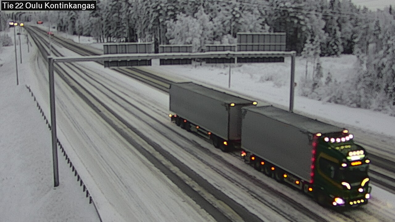 Kelikamerat Kuva Tie 22 Oulu Kaukovainio, Oulu, Pohjois-Pohjanmaa