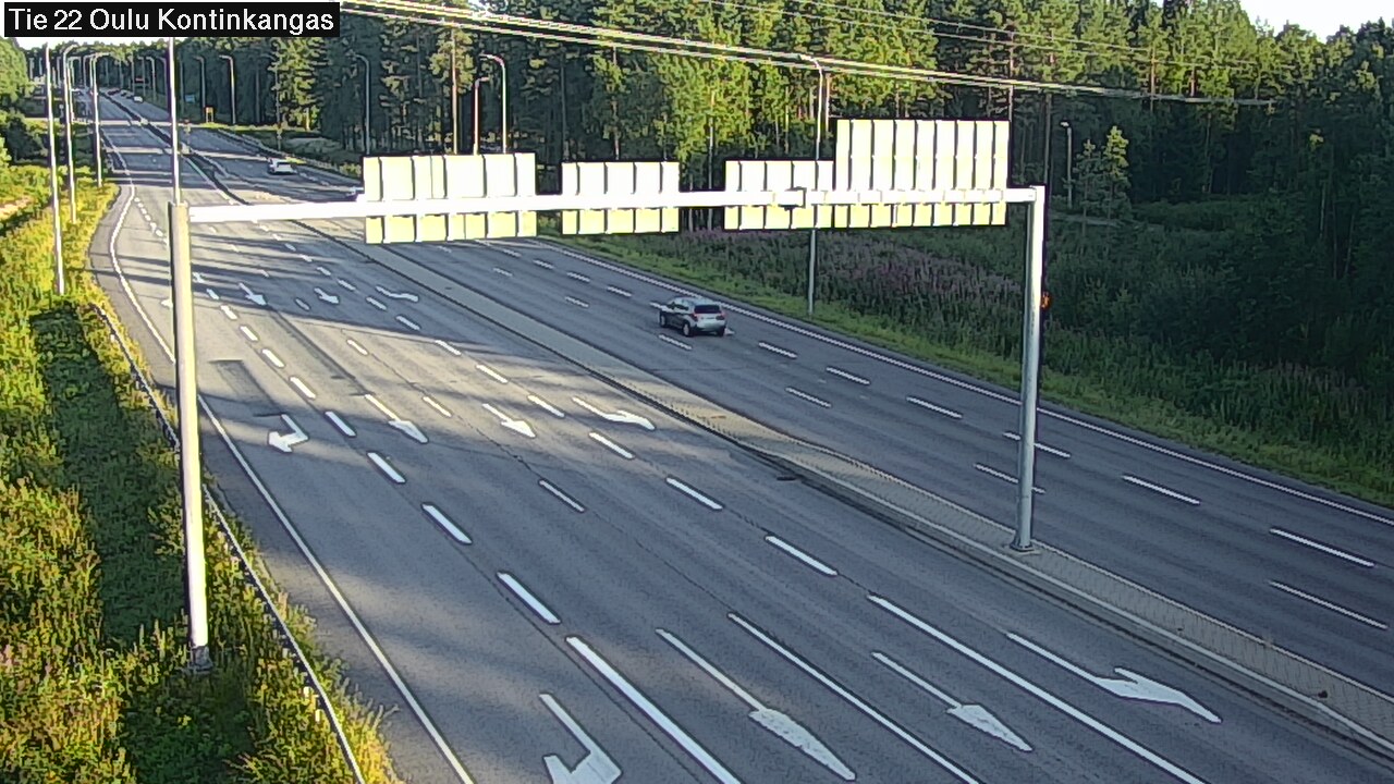 Kelikamerat Kuva Tie 22 Oulu Kaukovainio, Oulu, Pohjois-Pohjanmaa