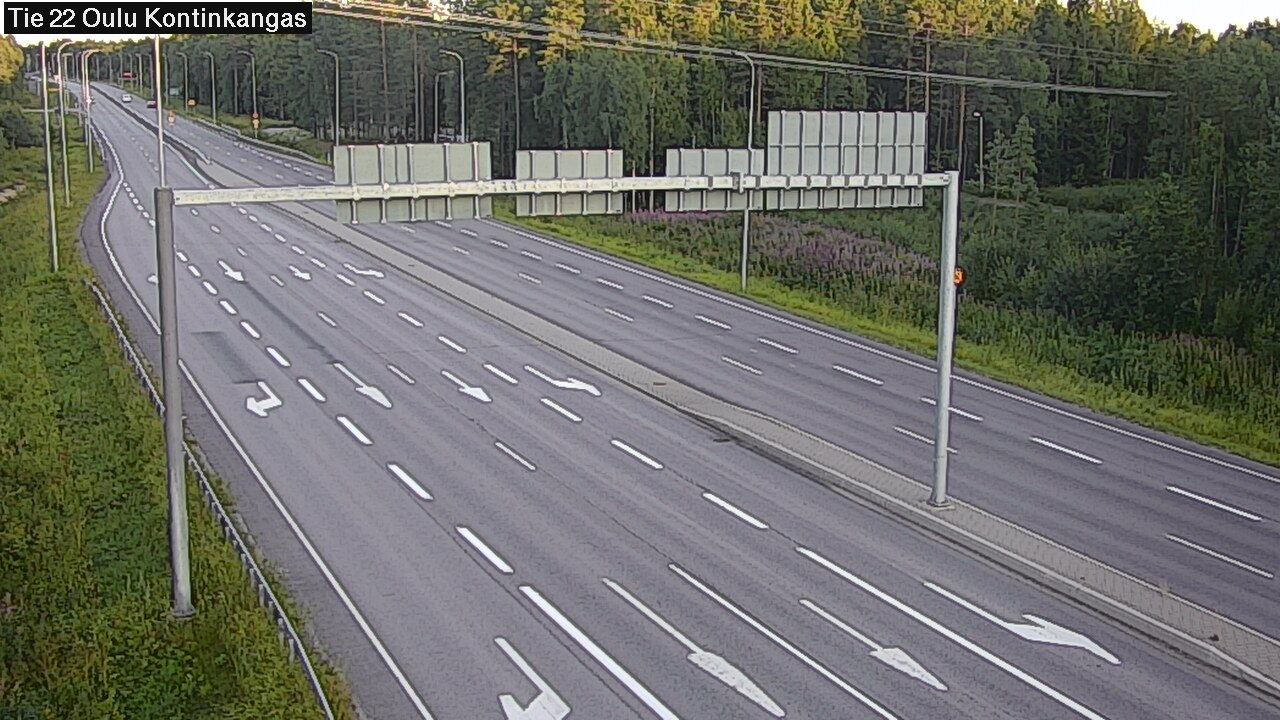 Kelikamerat Kuva Tie 22 Oulu Kaukovainio, Oulu, Pohjois-Pohjanmaa