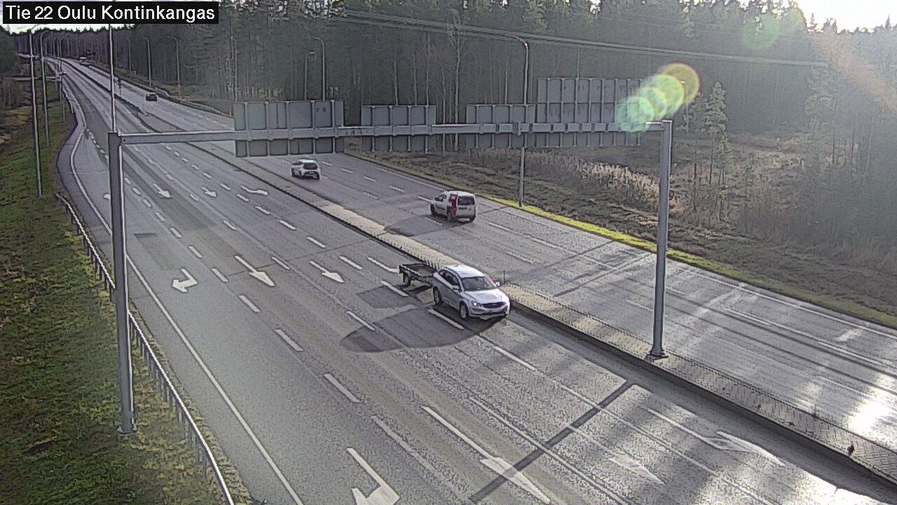 Kelikamerat Kuva Tie 22 Oulu Kaukovainio, Oulu, Pohjois-Pohjanmaa