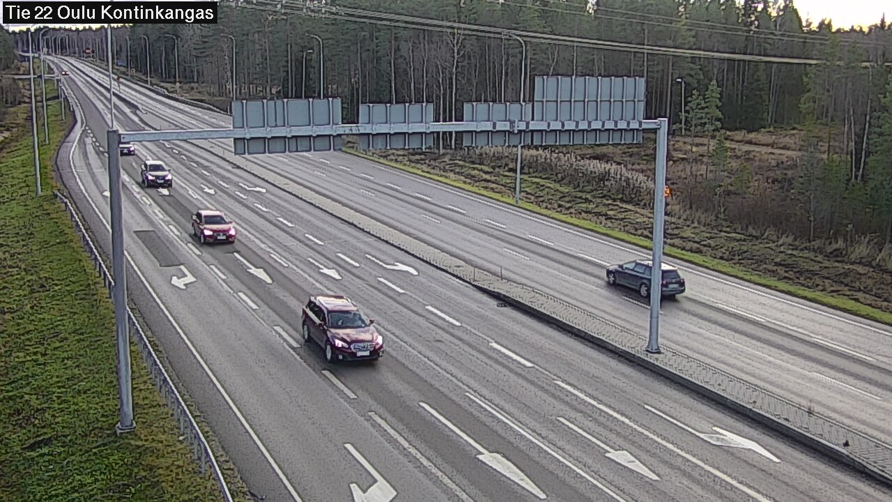 Kelikamerat Kuva Tie 22 Oulu Kaukovainio, Oulu, Pohjois-Pohjanmaa
