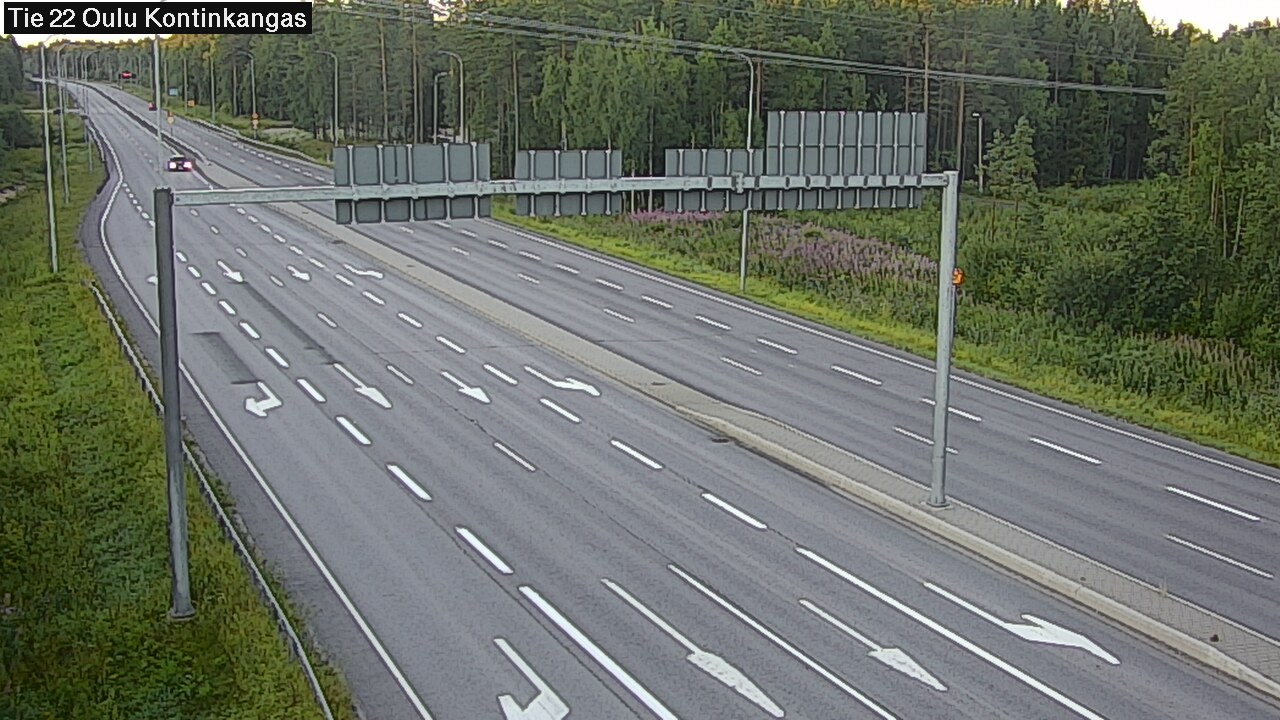 Kelikamerat Kuva Tie 22 Oulu Kaukovainio, Oulu, Pohjois-Pohjanmaa