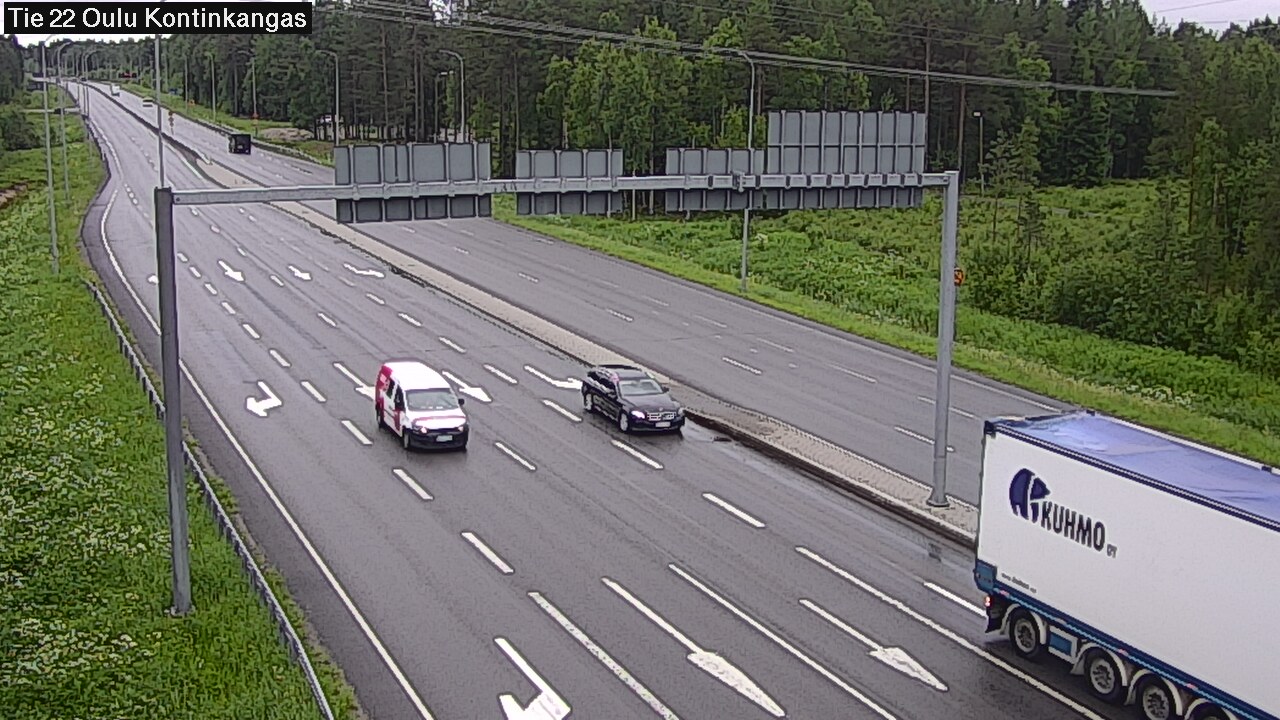 Weather Camera Image Road 22 Oulu Kaukovainio, Oulu, Pohjois-Pohjanmaa