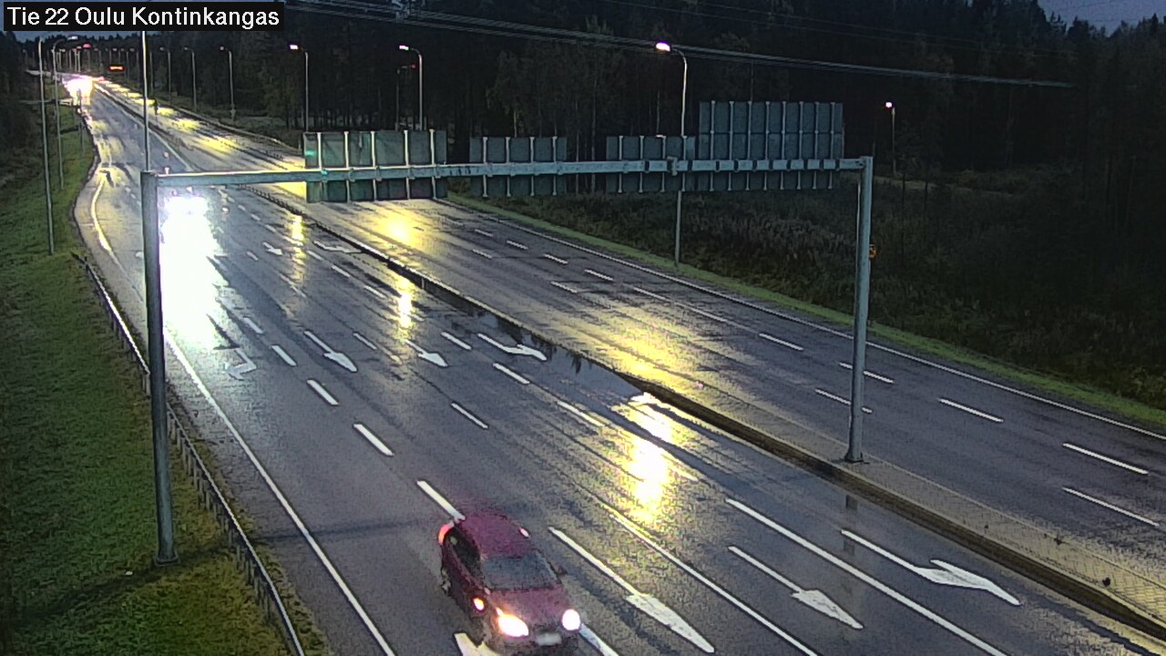 Weather Camera Image Road 22 Oulu Kaukovainio, Oulu, Pohjois-Pohjanmaa