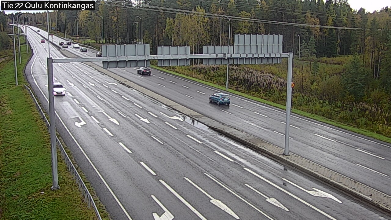 Weather Camera Image Road 22 Oulu Kaukovainio, Oulu, Pohjois-Pohjanmaa