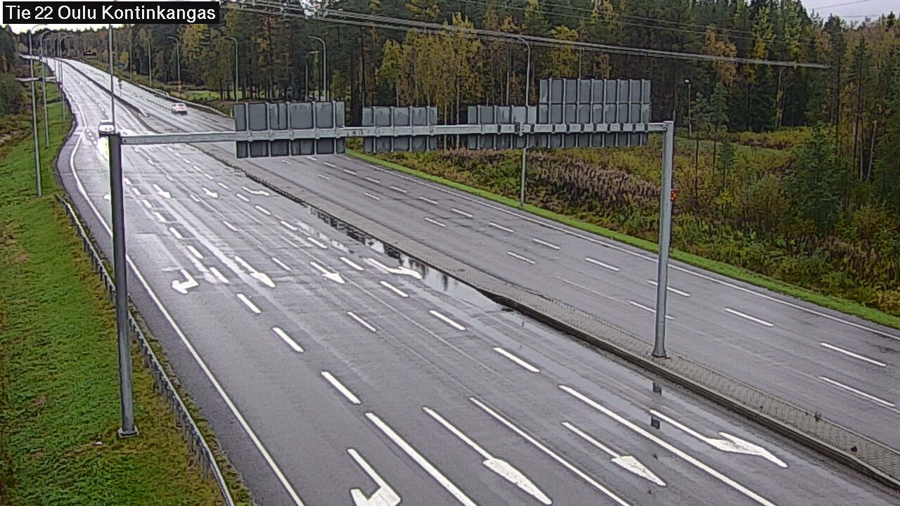 Weather Camera Image Road 22 Oulu Kaukovainio, Oulu, Pohjois-Pohjanmaa