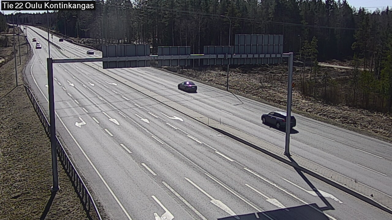 Weather Camera Image Väg 22 Oulu Kaukovainio, Oulu, Pohjois-Pohjanmaa
