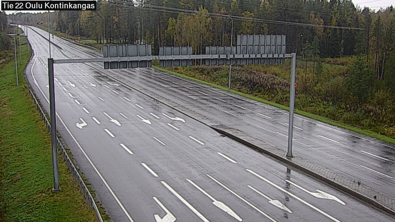 Weather Camera Image Road 22 Oulu Kaukovainio, Oulu, Pohjois-Pohjanmaa