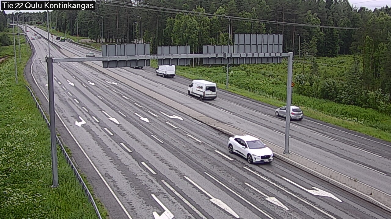 Weather Camera Image Road 22 Oulu Kaukovainio, Oulu, Pohjois-Pohjanmaa