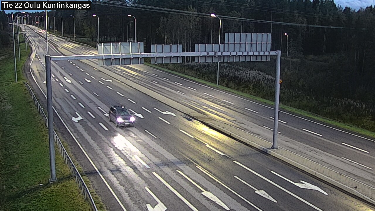 Weather Camera Image Road 22 Oulu Kaukovainio, Oulu, Pohjois-Pohjanmaa