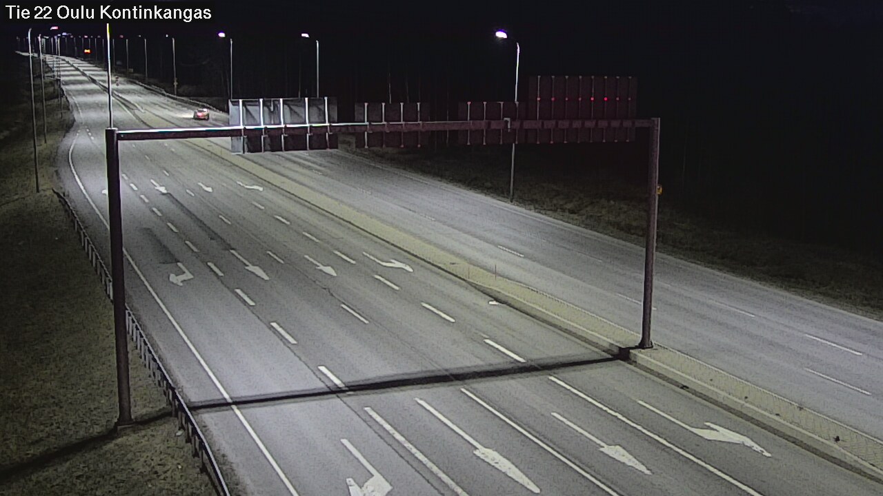 Weather Camera Image Road 22 Oulu Kaukovainio, Oulu, Pohjois-Pohjanmaa