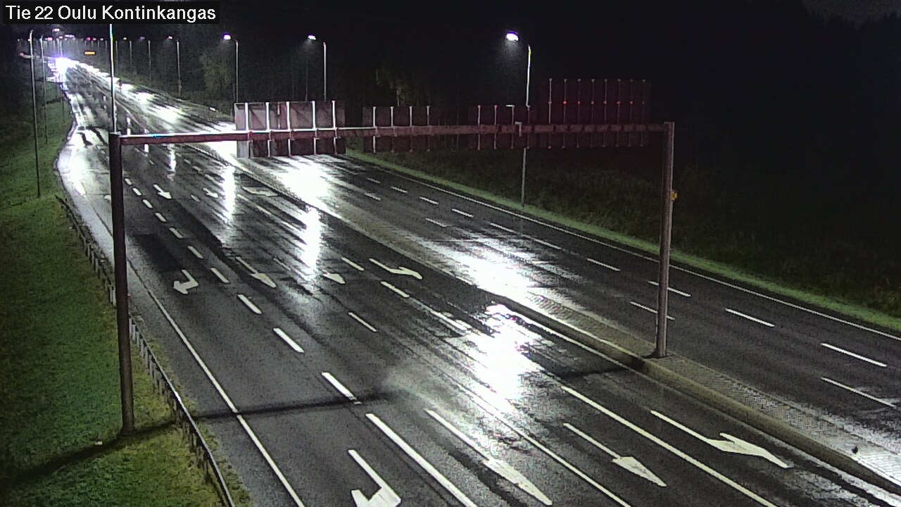Weather Camera Image Road 22 Oulu Kaukovainio, Oulu, Pohjois-Pohjanmaa