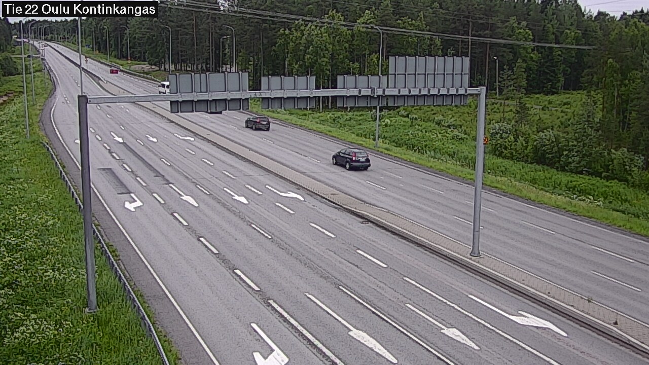 Weather Camera Image Road 22 Oulu Kaukovainio, Oulu, Pohjois-Pohjanmaa