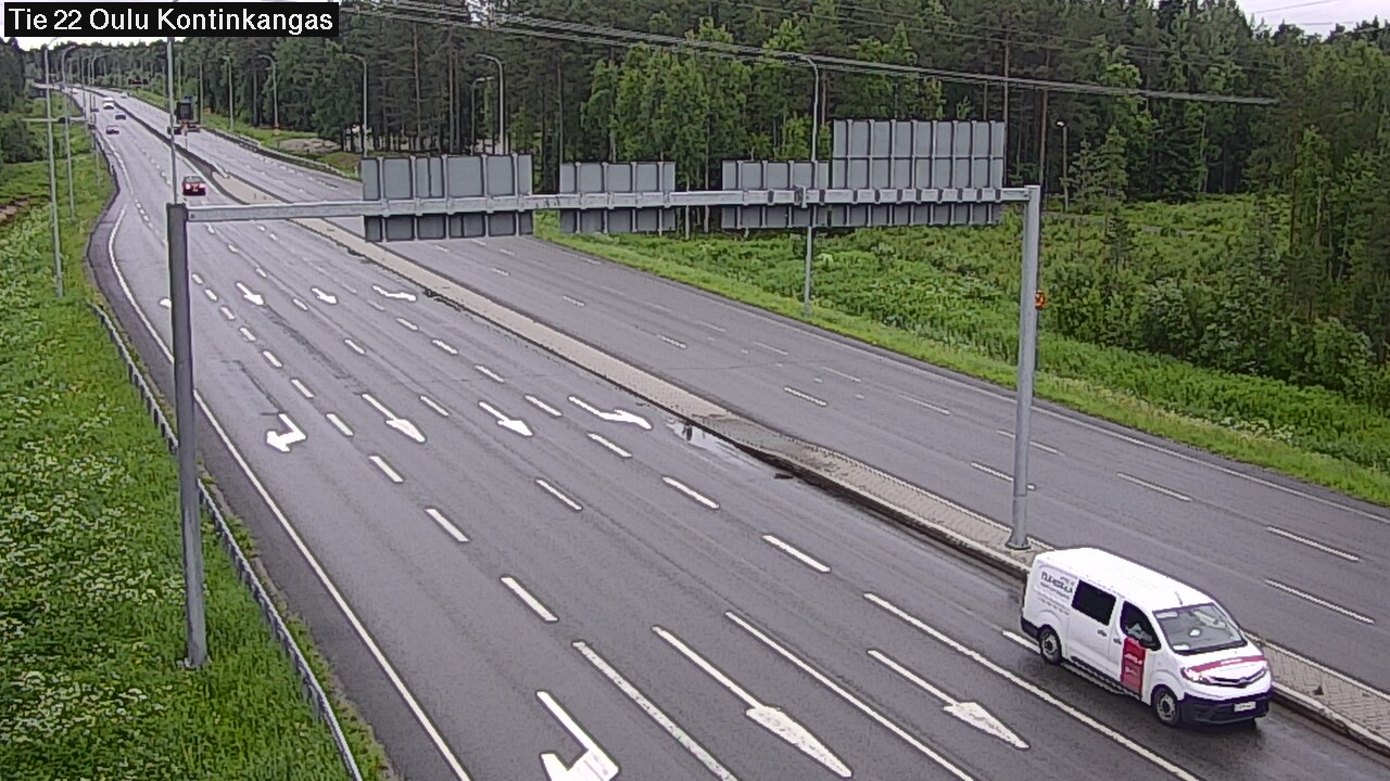Weather Camera Image Road 22 Oulu Kaukovainio, Oulu, Pohjois-Pohjanmaa