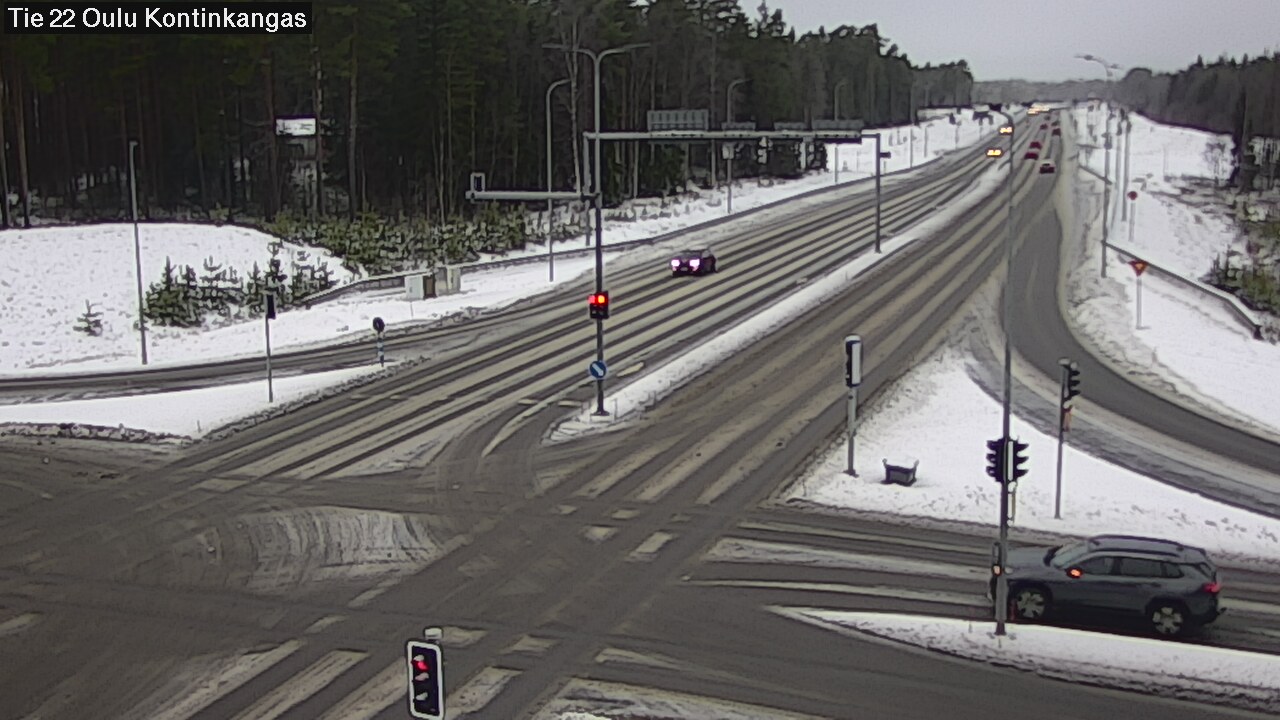 Weather Camera Image Väg 22 Oulu Kaukovainio, Oulu, Pohjois-Pohjanmaa