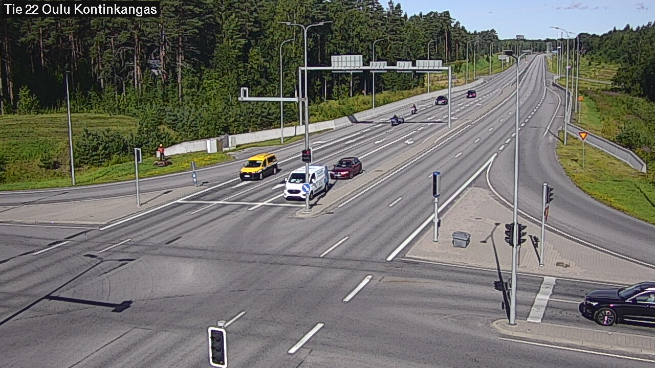 Weather Camera Image Väg 22 Oulu Kaukovainio, Oulu, Pohjois-Pohjanmaa