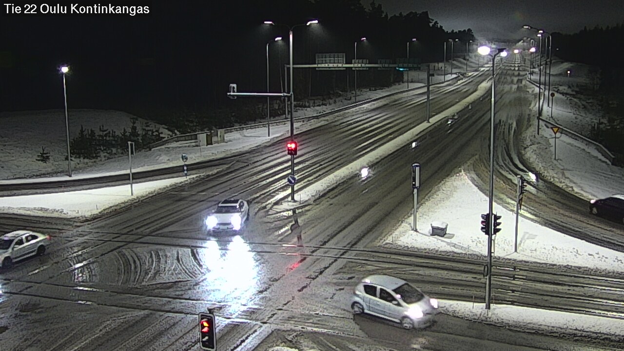 Weather Camera Image Väg 22 Oulu Kaukovainio, Oulu, Pohjois-Pohjanmaa