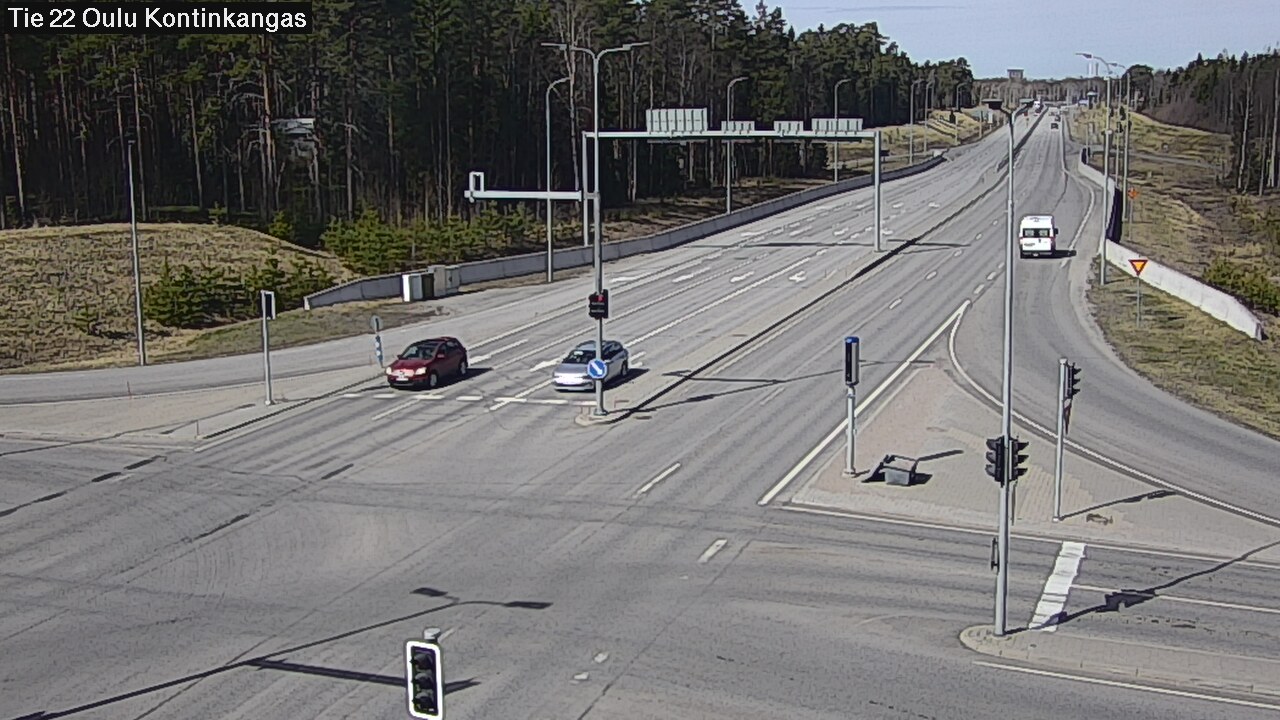 Weather Camera Image Road 22 Oulu Kaukovainio, Oulu, Pohjois-Pohjanmaa