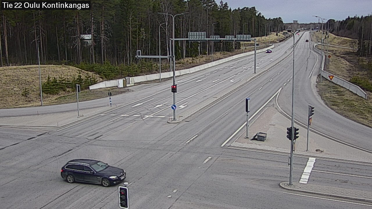 Weather Camera Image Road 22 Oulu Kaukovainio, Oulu, Pohjois-Pohjanmaa