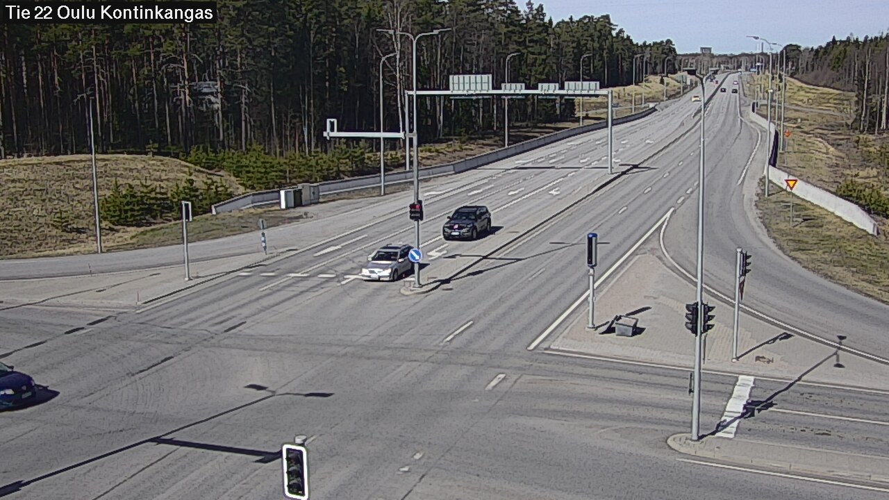 Weather Camera Image Road 22 Oulu Kaukovainio, Oulu, Pohjois-Pohjanmaa