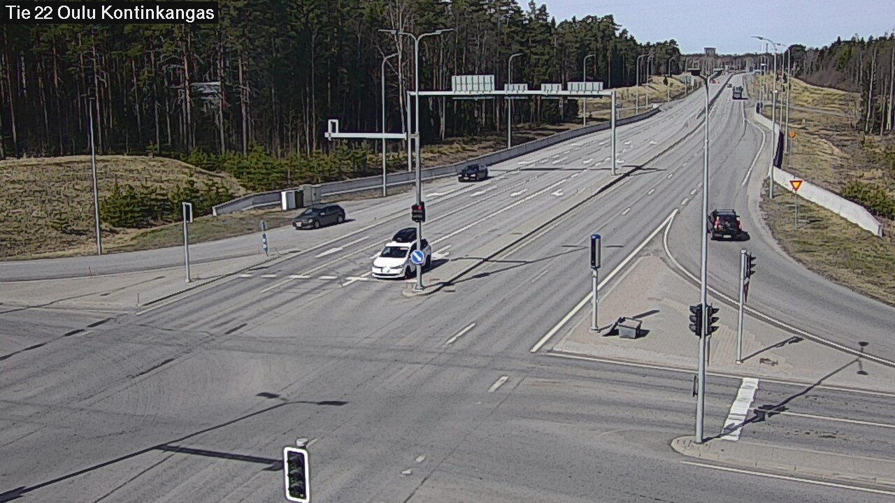 Weather Camera Image Road 22 Oulu Kaukovainio, Oulu, Pohjois-Pohjanmaa