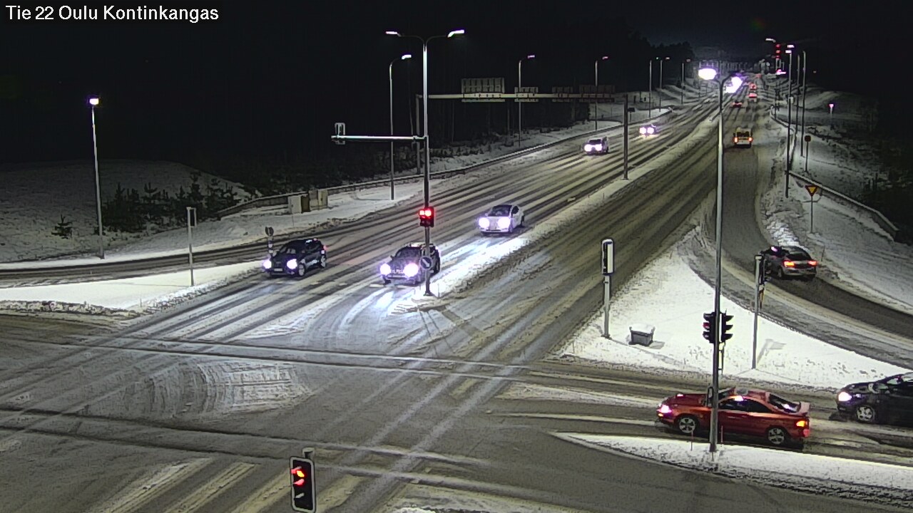 Weather Camera Image Road 22 Oulu Kaukovainio, Oulu, Pohjois-Pohjanmaa