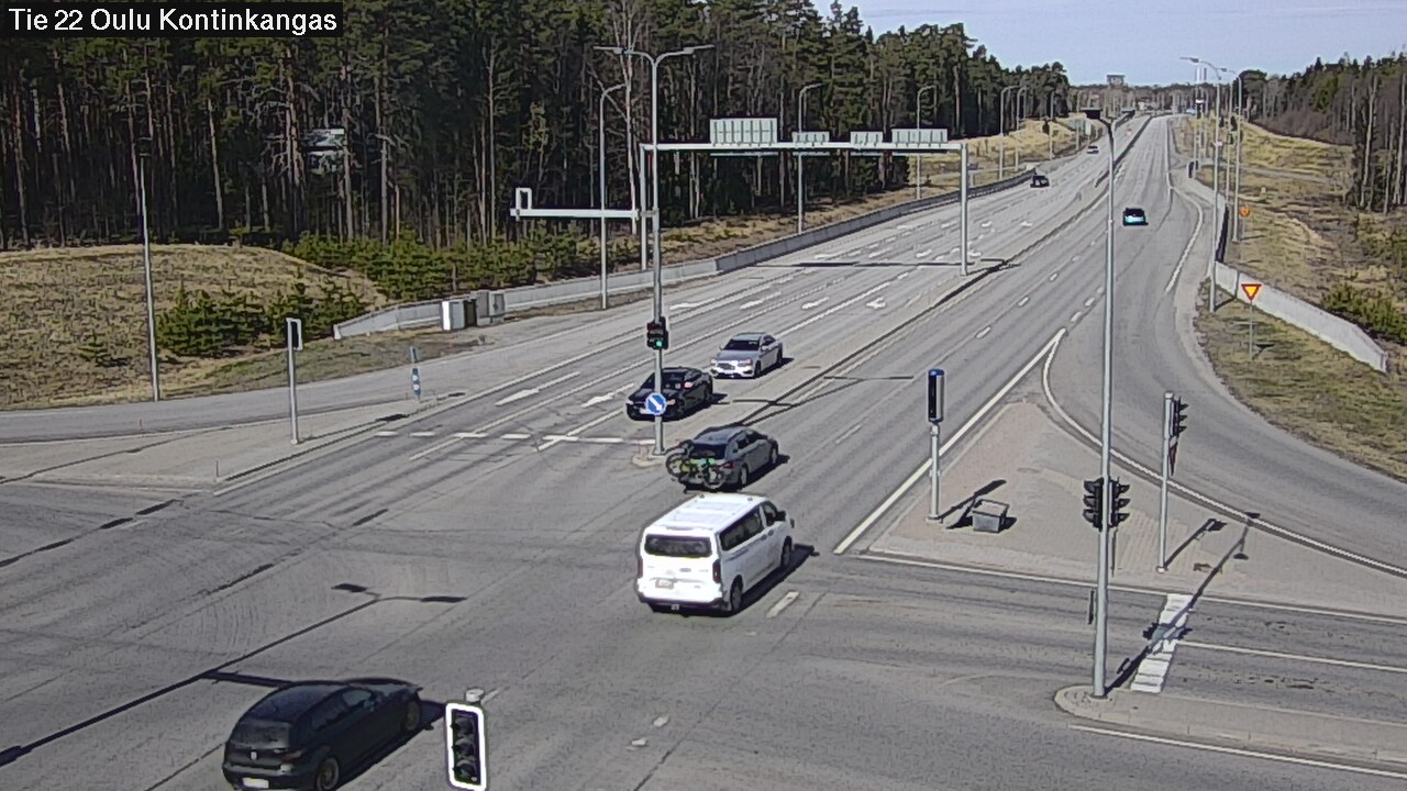 Weather Camera Image Road 22 Oulu Kaukovainio, Oulu, Pohjois-Pohjanmaa