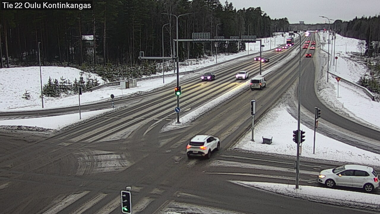 Weather Camera Image Väg 22 Oulu Kaukovainio, Oulu, Pohjois-Pohjanmaa