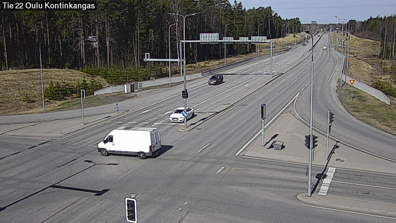 Weather Camera Image Road 22 Oulu Kaukovainio, Oulu, Pohjois-Pohjanmaa