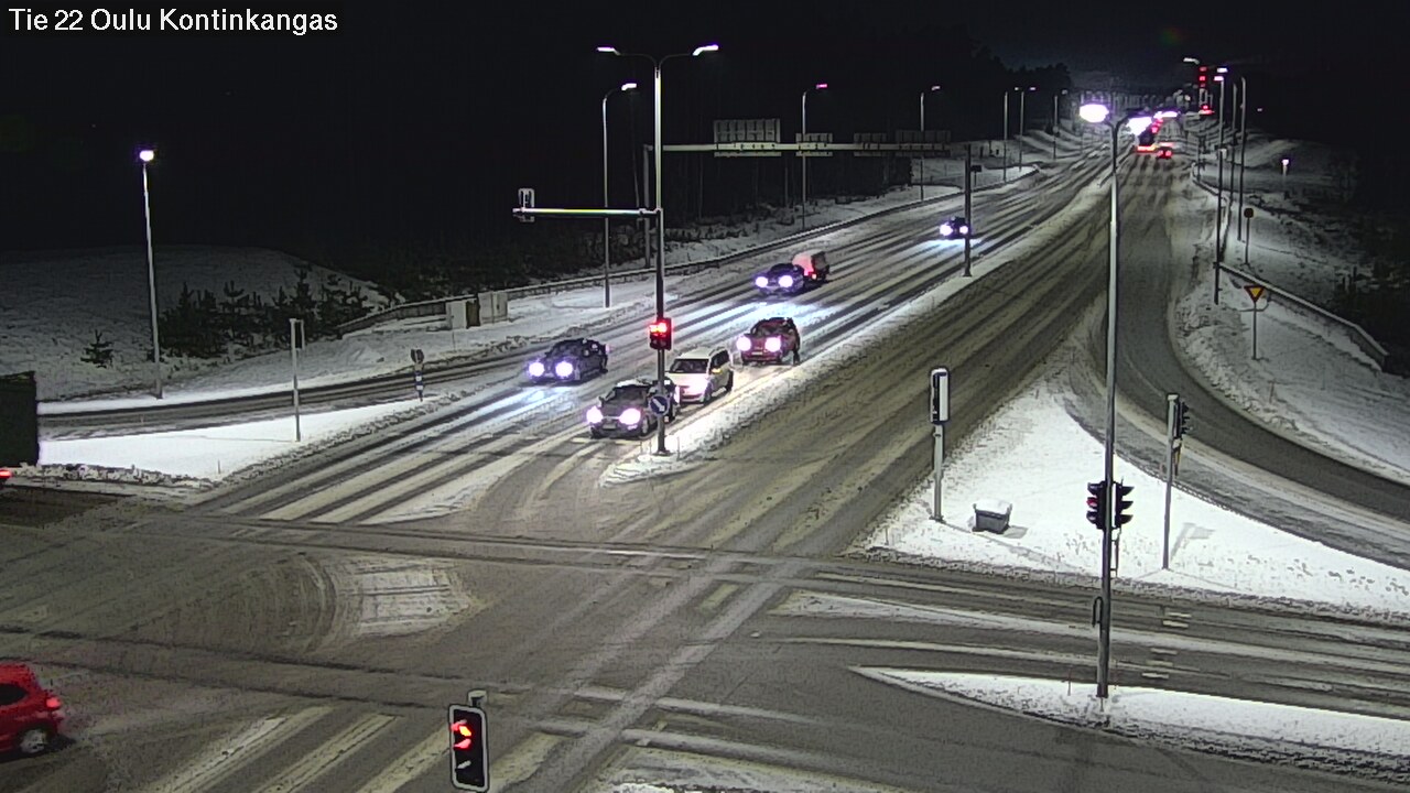 Weather Camera Image Road 22 Oulu Kaukovainio, Oulu, Pohjois-Pohjanmaa