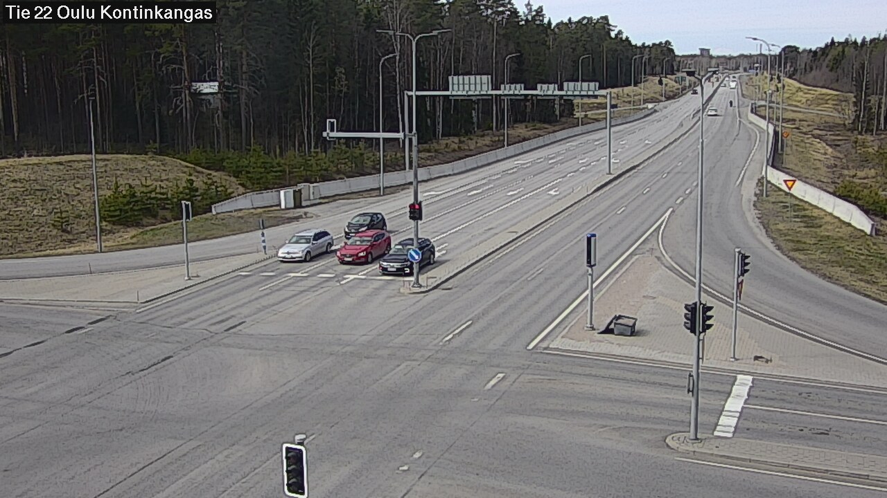 Weather Camera Image Road 22 Oulu Kaukovainio, Oulu, Pohjois-Pohjanmaa
