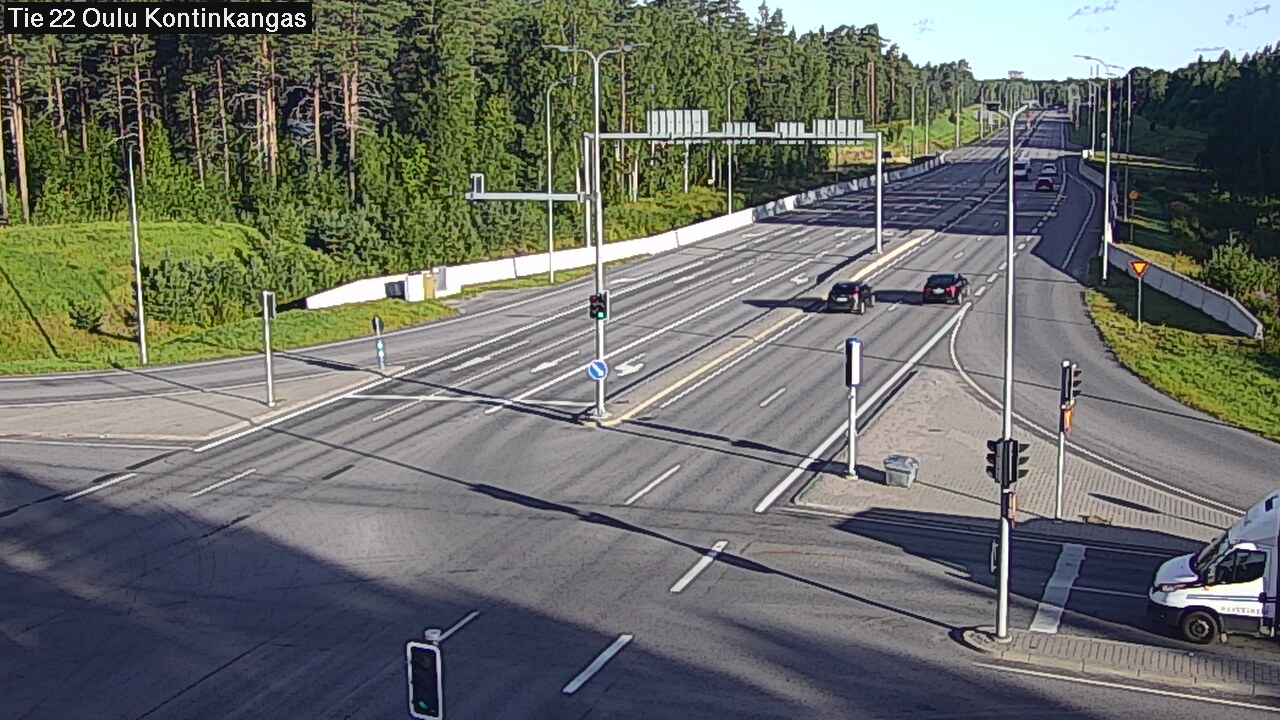 Weather Camera Image Road 22 Oulu Kaukovainio, Oulu, Pohjois-Pohjanmaa