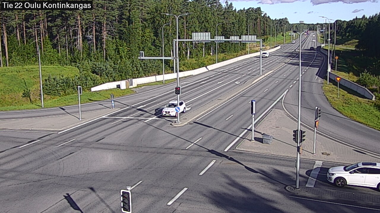 Weather Camera Image Väg 22 Oulu Kaukovainio, Oulu, Pohjois-Pohjanmaa