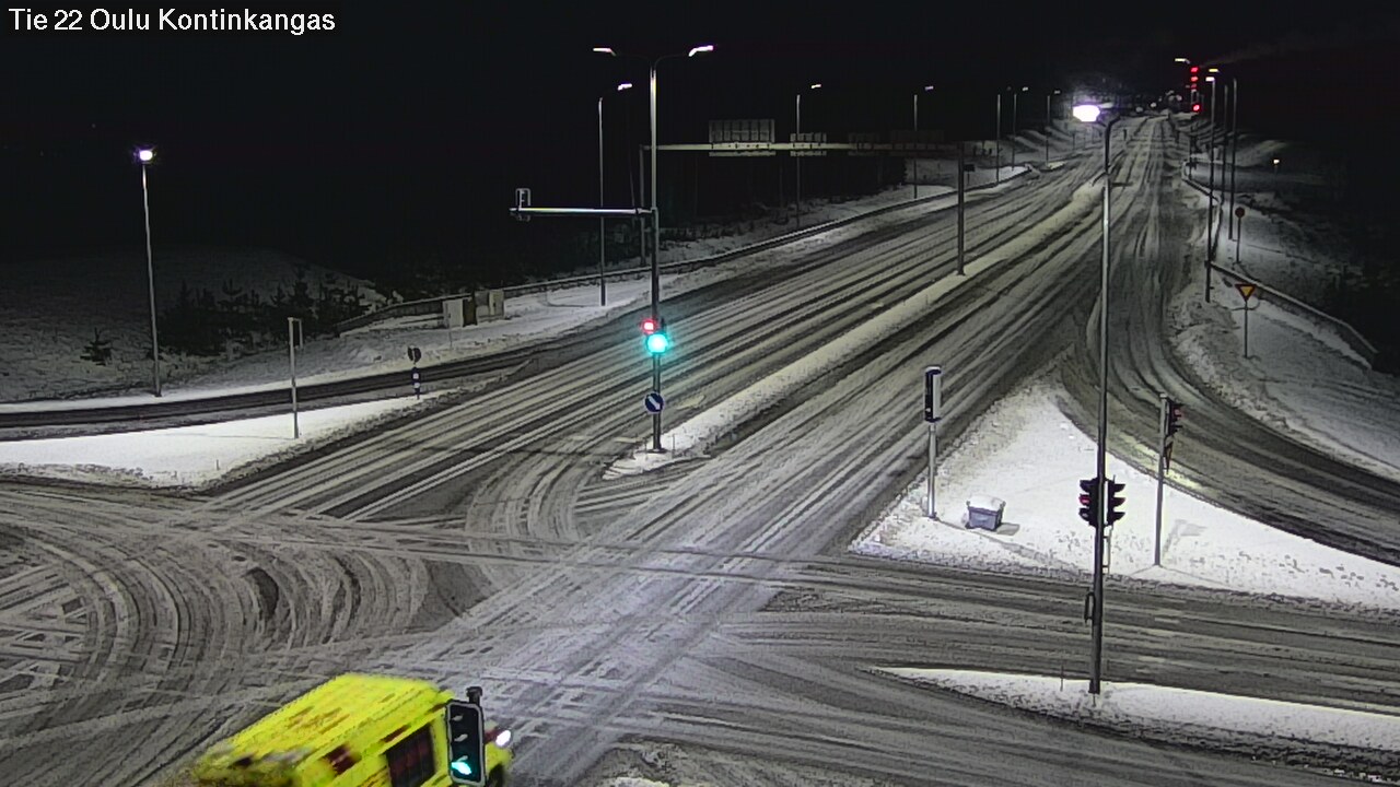 Weather Camera Image Väg 22 Oulu Kaukovainio, Oulu, Pohjois-Pohjanmaa