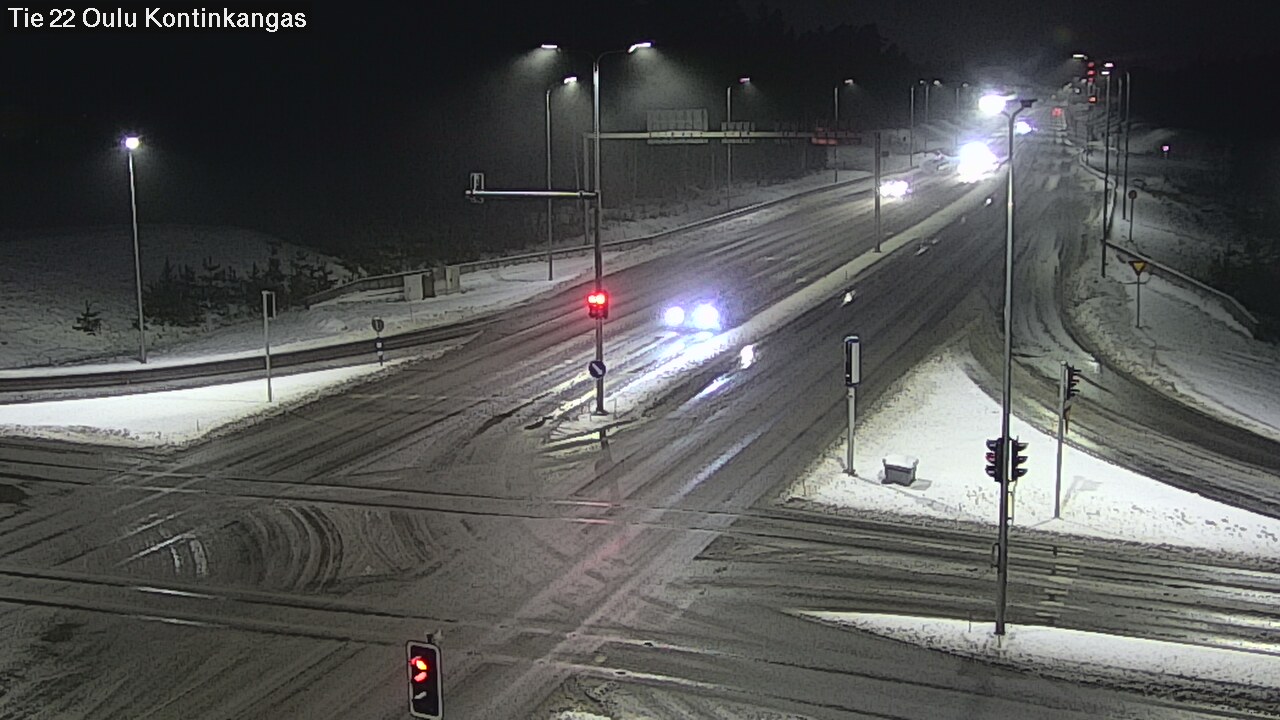 Weather Camera Image Väg 22 Oulu Kaukovainio, Oulu, Pohjois-Pohjanmaa