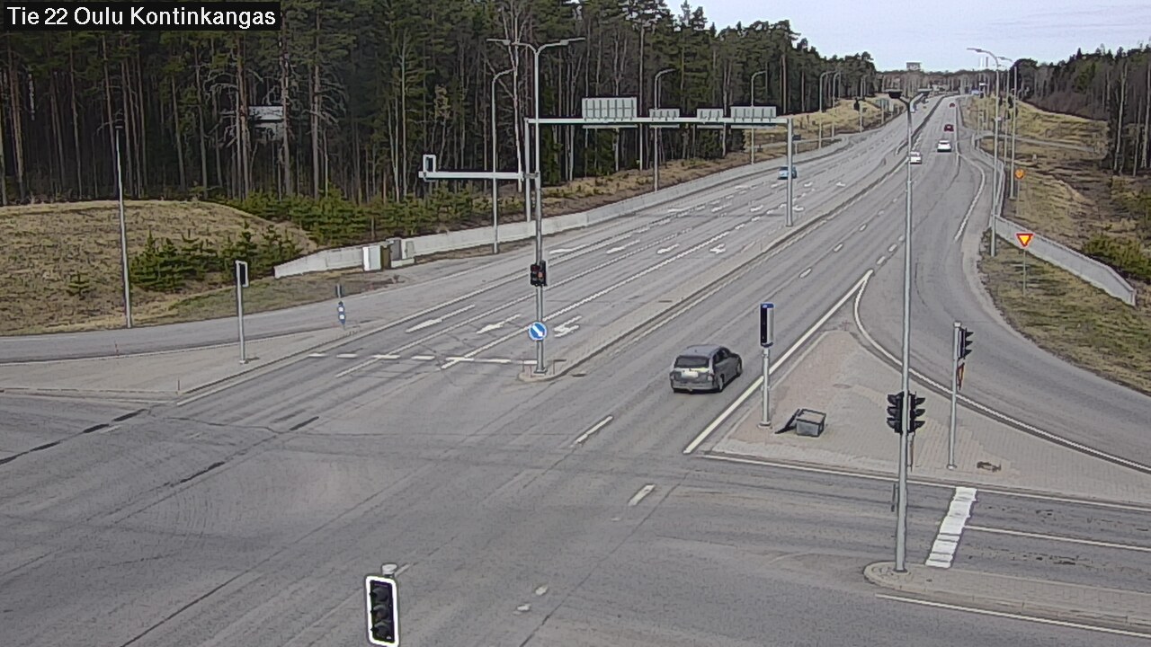 Weather Camera Image Road 22 Oulu Kaukovainio, Oulu, Pohjois-Pohjanmaa
