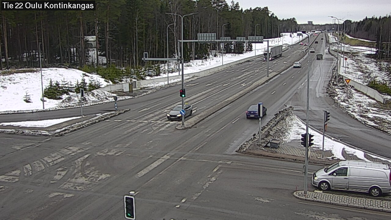 Weather Camera Image Road 22 Oulu Kaukovainio, Oulu, Pohjois-Pohjanmaa