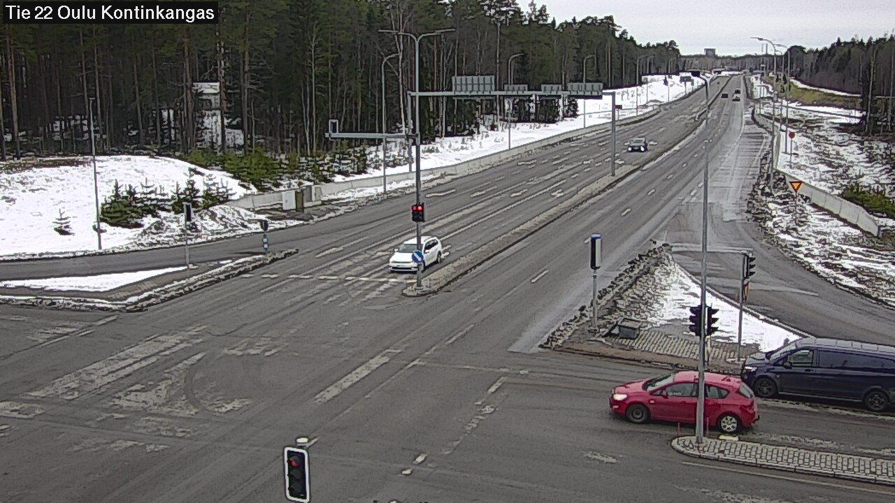 Weather Camera Image Road 22 Oulu Kaukovainio, Oulu, Pohjois-Pohjanmaa
