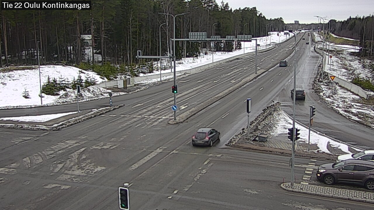 Weather Camera Image Road 22 Oulu Kaukovainio, Oulu, Pohjois-Pohjanmaa