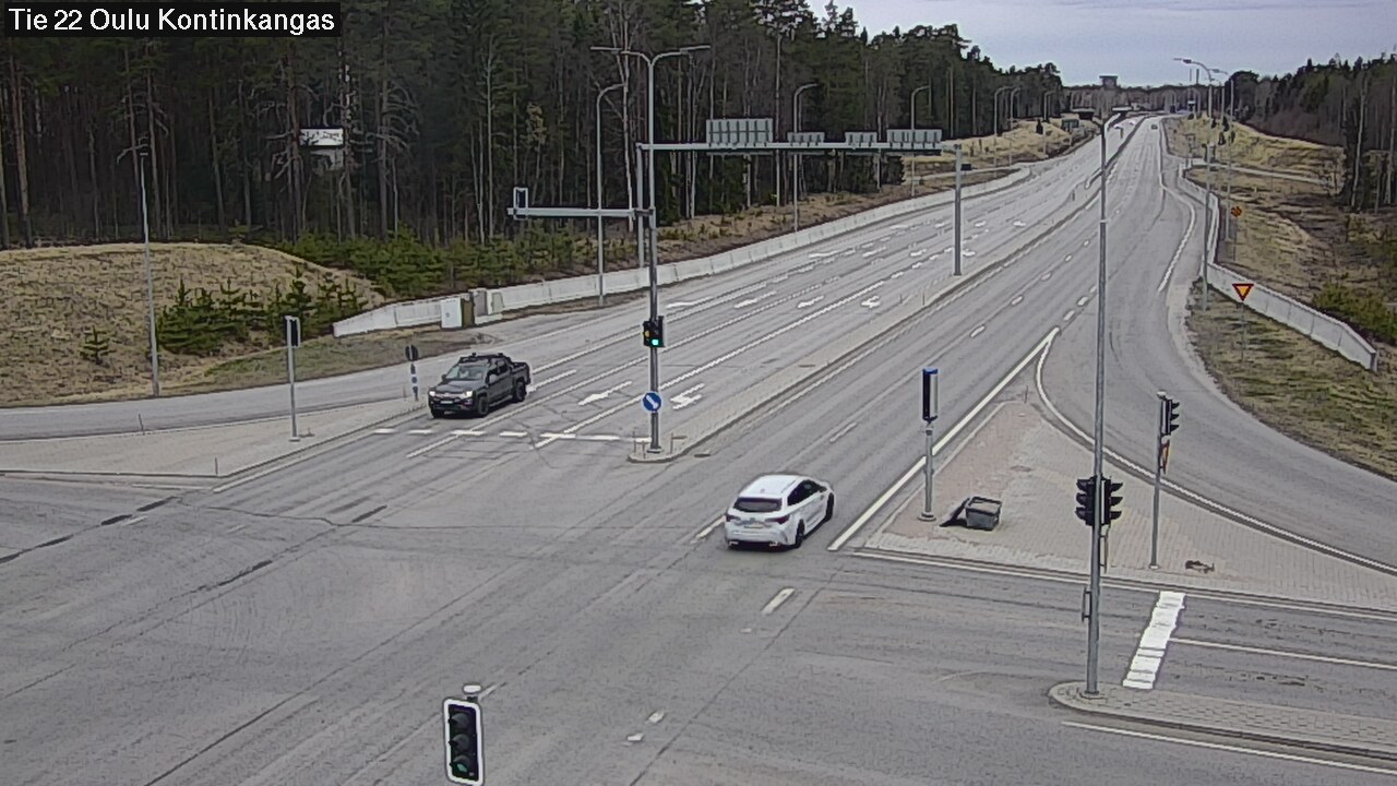Weather Camera Image Road 22 Oulu Kaukovainio, Oulu, Pohjois-Pohjanmaa